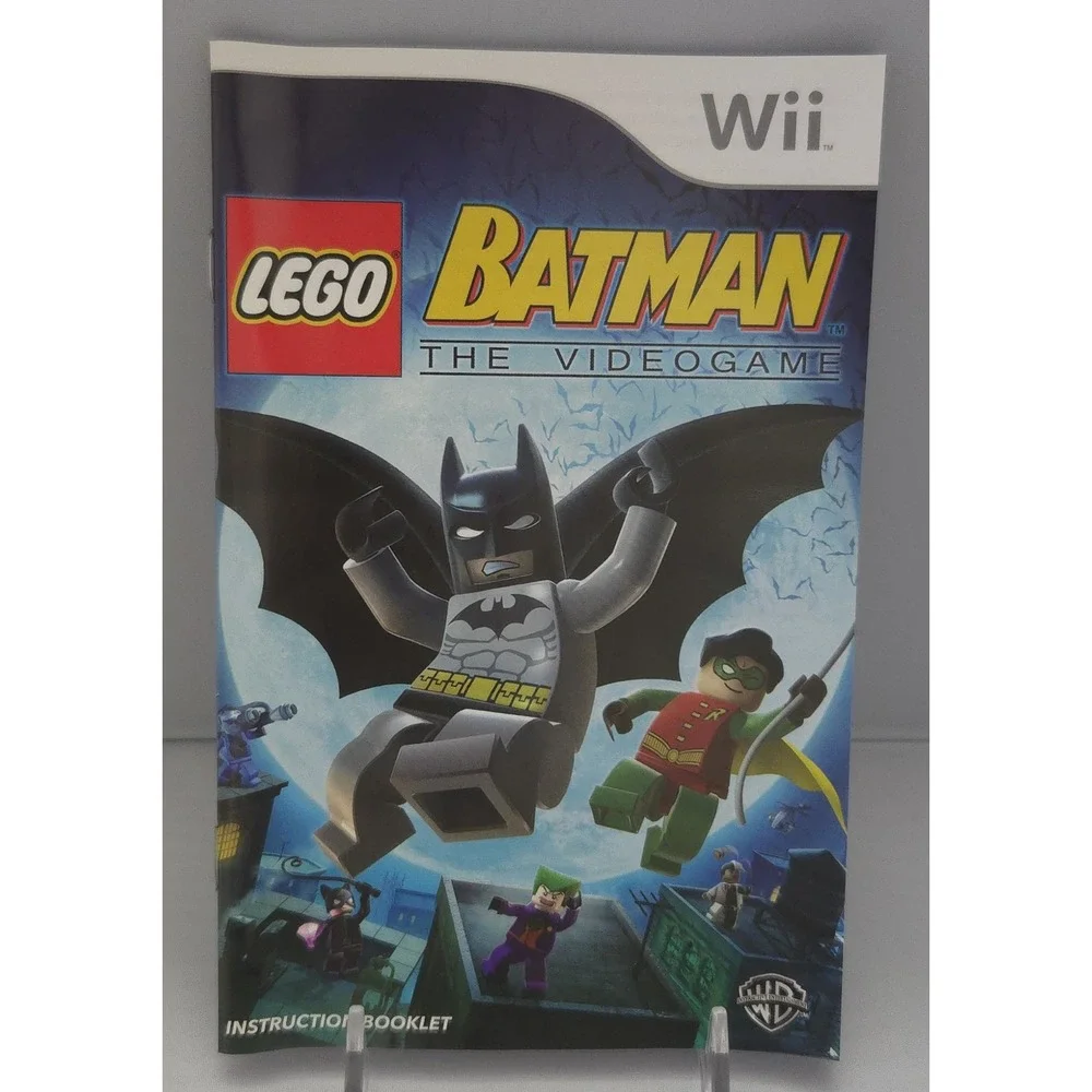 LEGO Batman: The Videogame & Batman 2: DC Super Heroes Bundle (Nintendo Wii) CIB